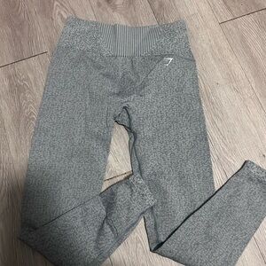 Gym Seamless Gray Active Leggings